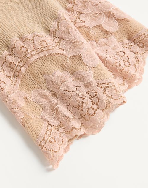 Valentino - Cashmere Leggings - Alabaster - Woman - Trousers And Shorts